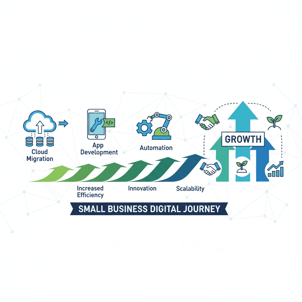How Digital Transformation Helps Small Businesses Scale Fast in 2025